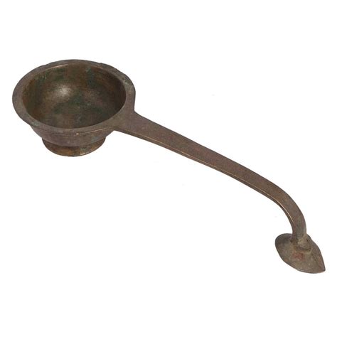 Brass Pooja Diya-With Traditional Long Handle