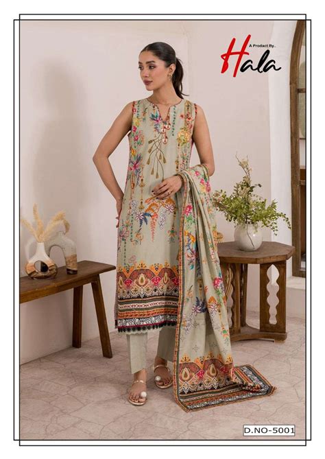 HALA RAMSHA VOL 5 COTTON DIGITAL PRINTS SALWAR SUITS AT BEST ONLINE ...