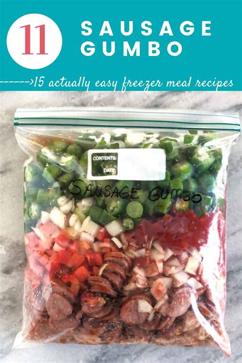 15 Actually Easy Freezer Meals (Seriously!) - HappyMoneySaver