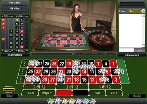 Tavolo di roulette live con dealer reale in un casinò online internazionale accessibile agli italiani