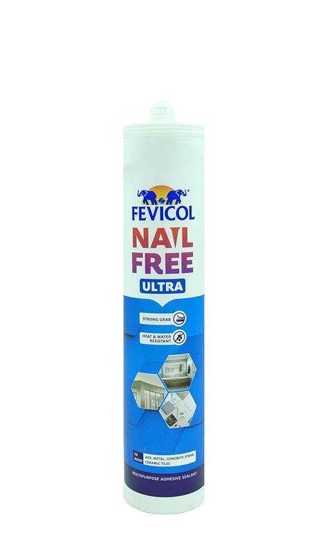 Ninetales Fevicol Nail Free Ultra Multi-Purpose Silicone Sealant ...