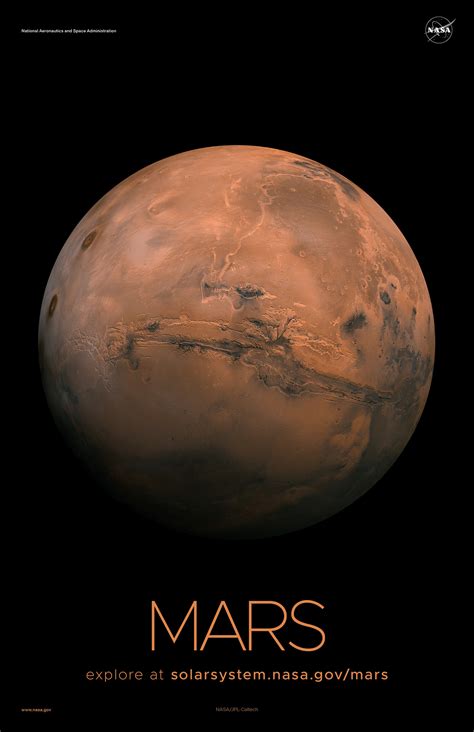 Mars Poster - Version A | NASA Solar System Exploration