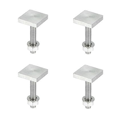 X AUTOHAUX 4pcs Universal Roof Rack T Shaped Bolt Rooftop Cargo Carrier ...