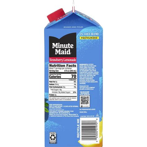 Minute Maid Strawberry Lemonade Fruit Drink - Shop Juice at H-E-B