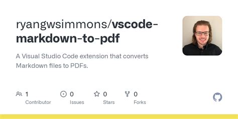 GitHub - ryangwsimmons/vscode-markdown-to-pdf: A Visual Studio Code ...