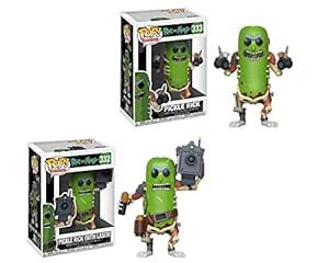 Funko Pop Animation Rick & Morty Pickle Rick, (W/Laser) Vinyl Figures ...