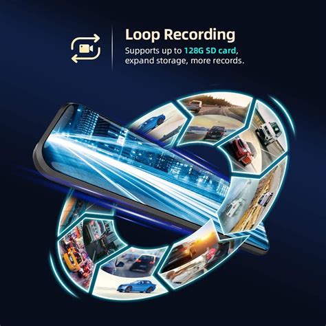 Full HD Mirror Dual Dash Camera for Car (Front & Rear) – AUSHA