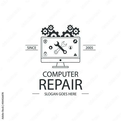 Computer Repair Technician Logo 的图像结果