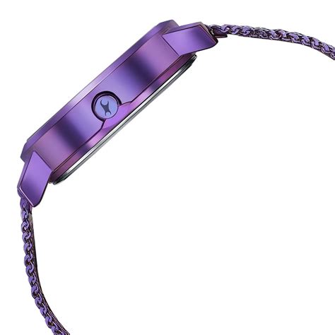 Buy Online Fastrack Style Up Quartz Analog Purple Mother Of Pearl Dial ...