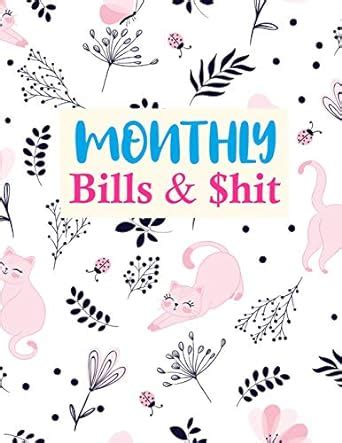Monthly Bills & $hit: Simple Undated Monthly Budget Planner - Large ...