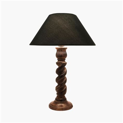 Buy HOMESAKE Wooden Table Lamp from Homesake at just INR 3450.0