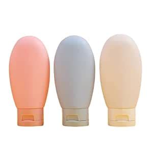 AXENTA Portable Soft Silicone Travel Bottles Set 60 ml Mini Tub ...