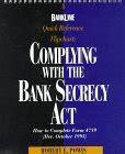 Buy A Bankline Quick Reference Flipchart: Complying with the Bank ...