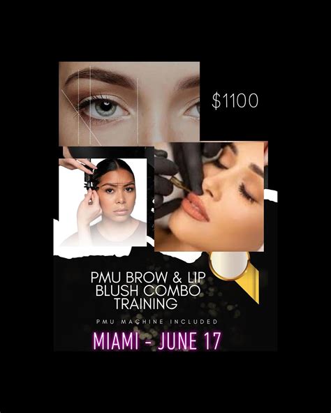 MIAMI- PMU BROW & LIP BLUSH / LIP NUTRALIZER COMBO TRAINING $1100 ...