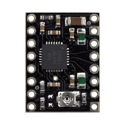 Pololu A4988 Stepper Motor Driver Carrier, Black Edition at MG Super ...