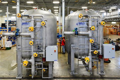 Quadraplex Industrial Water Softener System | MARLO