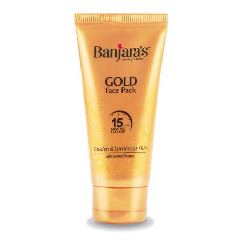 Banjara's Gold Face Pack (Tube), 50 g : Amazon.in: Beauty