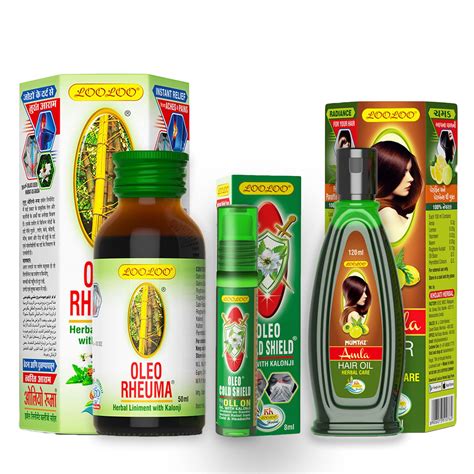 LooLoo Combo of 3 - Mumtaz Amla Hair Oil - 120ml| Oleo Cold Shield Oil ...