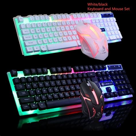Buy Willstar Whiteblack New Glowing Keyboard and Mouse Set or Only ...