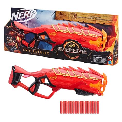 Buy Nerf DragonPower Emberstrike 8-dart Rotating Drum With Pump Action ...