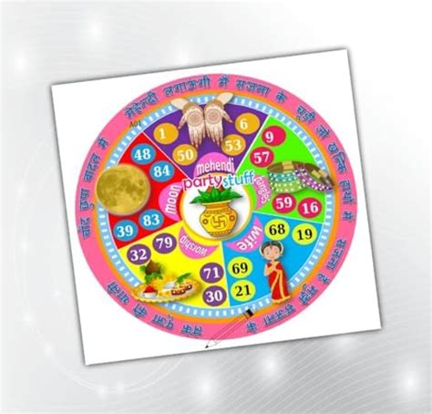 PartyStuff Kitty Games Valentine Theme Heart Kukuba Tambola Housie ...