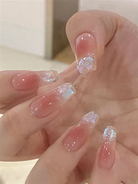 30pcs Set Decorative Nail Art Stickers, Holographic Rhinestone Gradient ...