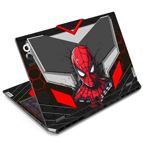 Buy Laptop Skin for Lenovo LOQ - Spiderman Red Mask Armor online from ...