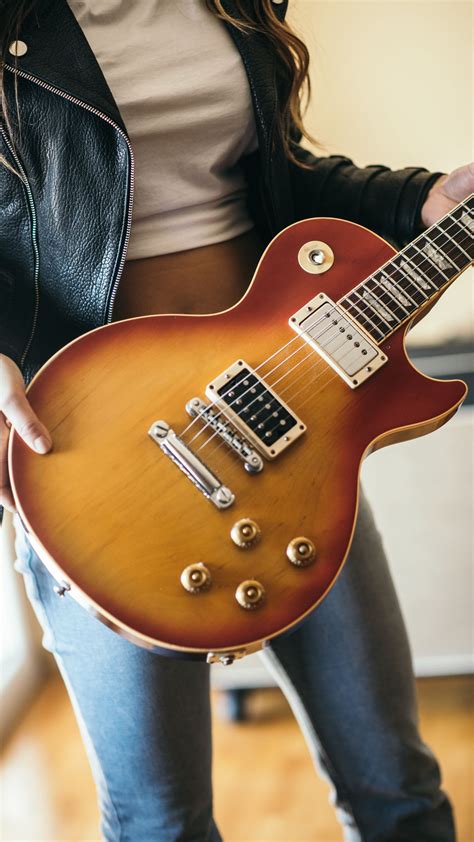 Download wallpaper 1350x2400 electric guitar, guitar, musical ...