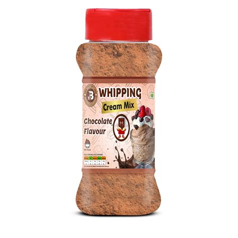 Brew Lab Chocolate Flavour Whipping Cream Mix Easy To Use Cake ...