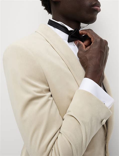 Buy Slim Fit Velvet Jacket at Marks & Spencer