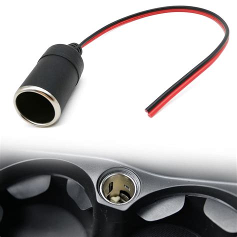 Snapklik.com : Car Charger Power Cigarette Lighter Female Socket Cable ...