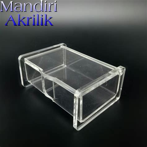 Jual Kotak Kartu Nama Akrilik - Jakarta Barat - Mandiri Akrilik | Tokopedia