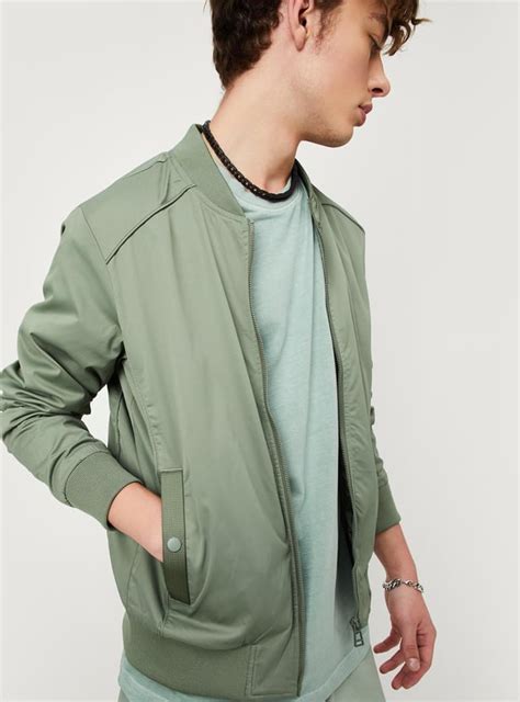 Buy Men Solid Bomber Jacket Online at just Rs. 2299.0 - 1000012896349 ...