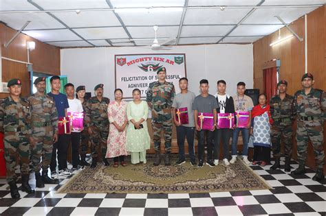 Assam Rifles felicitates successful Agniveer candidates at Tamenglong ...