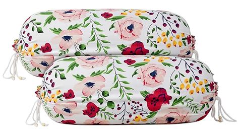 Kuber Industries Flower Printed Cotton Bolster Cover|Ideal 16x32 Inch ...