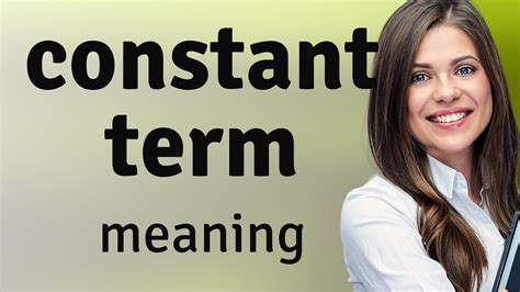 Image result for Constant Term Math