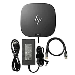 HP USB-C G5 Essential Dock 72C71AA#ABA + UberSpeed 1M DisplayPort Cable ...