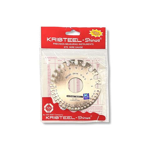 Johnson Tools Kristeel Precision S.W.G. Measuring Wire Gauge Round (Si ...