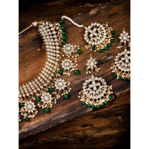 ZAVERI PEARLS Gold Tone Kundan & Pearls Multi For Women-Strand ...