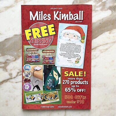 MILES KIMBALL Catalog Winter Holiday 2010 Variety Book Gift ...