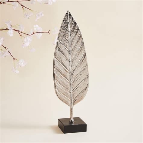 Buy Fiesta Metal Leaf Table Accent from Home Centre at just INR 1199.0