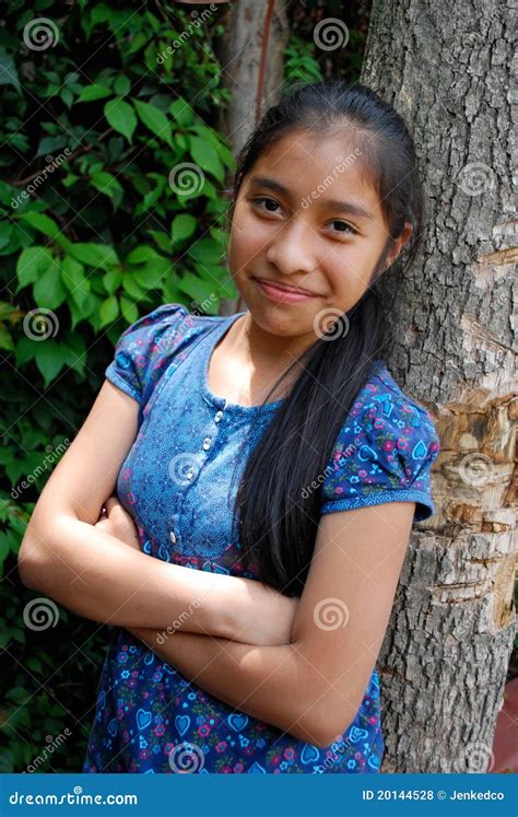 A beautiful Hispanic girl stock photo. Image of female - 20144528