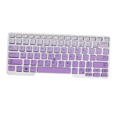 Silicone Keyboard Skin for Dell Latitude E5480 E5490 Purple Gradient ...