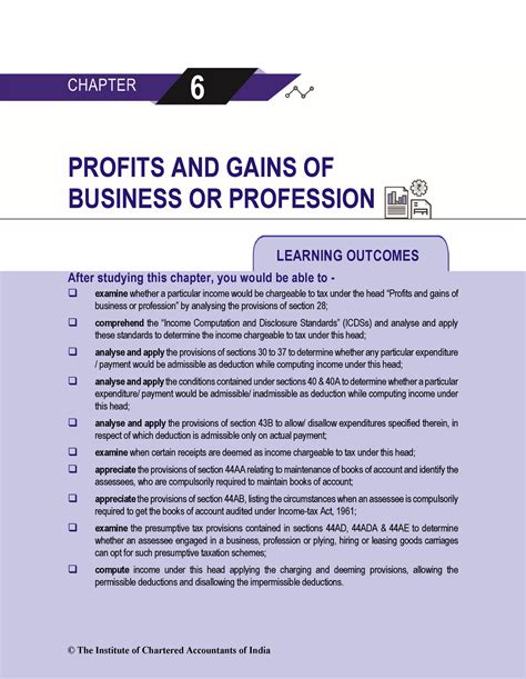 PGBP - Lecture notes 1-3 - 6 PROFITS AND GAINS OF BUSINESS OR ...