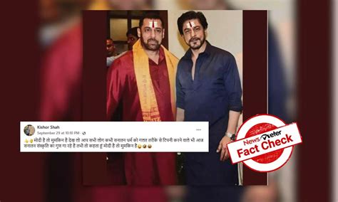 Fact Check: Viral image of Bollywood Khans with 'Tilak' on their ...