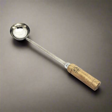Stainless Steel Ladle/Golchi/Chamcha with Wooden Handle - Kitchen Tool ...