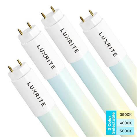 Buy 12-Watt 3 ft. Linear T8 LED Tube Light Bulb 3 Color Selectable ...