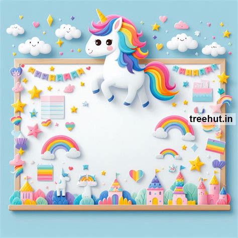 Unicorn Bulletin Board Ideas, Door Posters and Classroom Activities