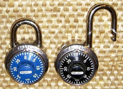 Master Lock Number Combination 的图像结果