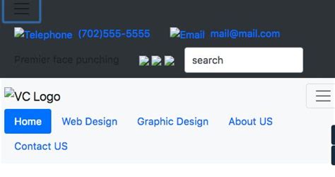 Image result for Horizontal Navbar Collapse Using CSS
